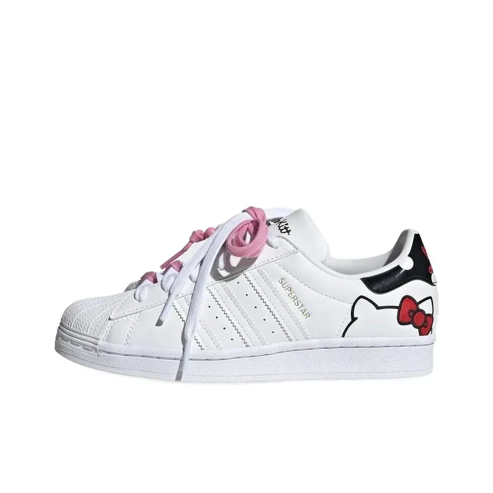 Adidas Originals Hello Kitty x Adidas Originals Superstar Women's White Pink