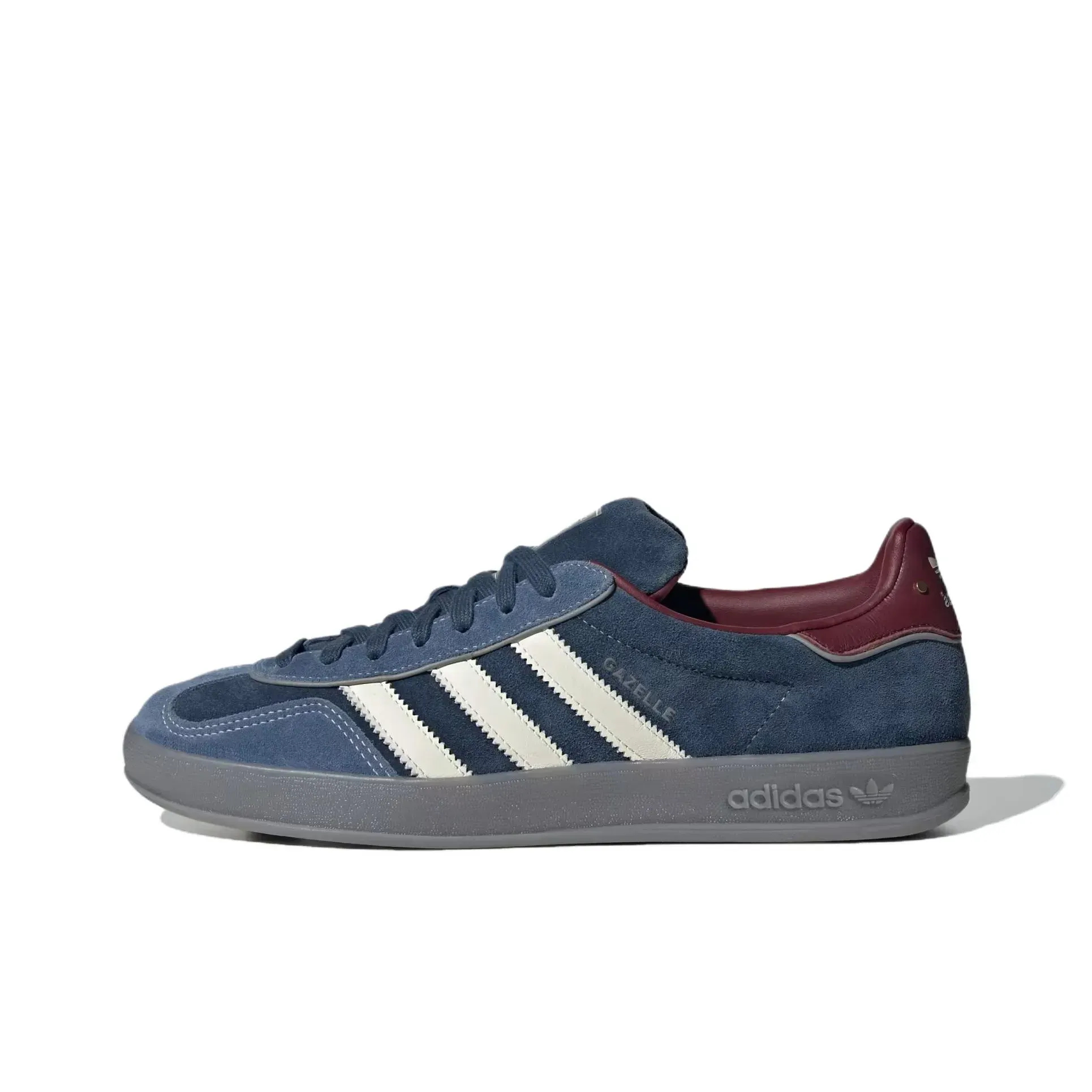 Кроссовки Adidas Gazelle Indoor Crew Navy Burgundy (Синий) Унисекс