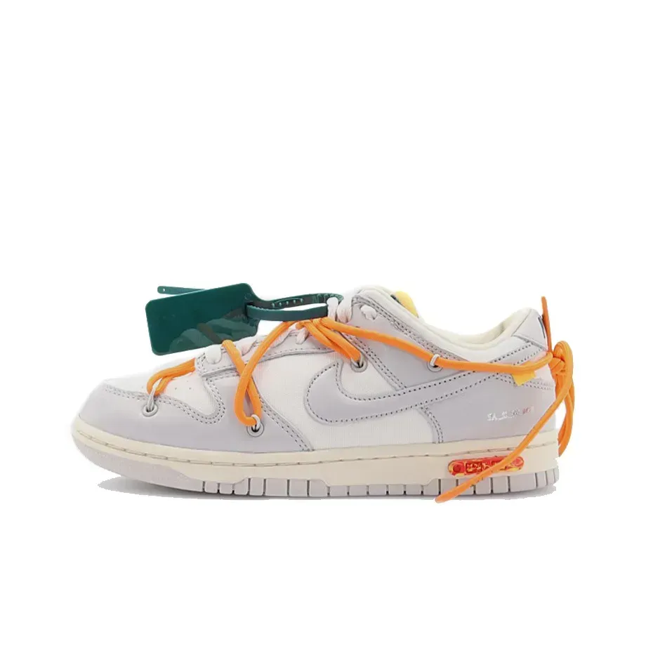 Nike Off White x Nike Dunk The 50 #44 Low Top Skateboard Sneakers Серый Nike Off White x Nike Dunk The 50 #44 Low Top Skateboard Sneakers Серый
