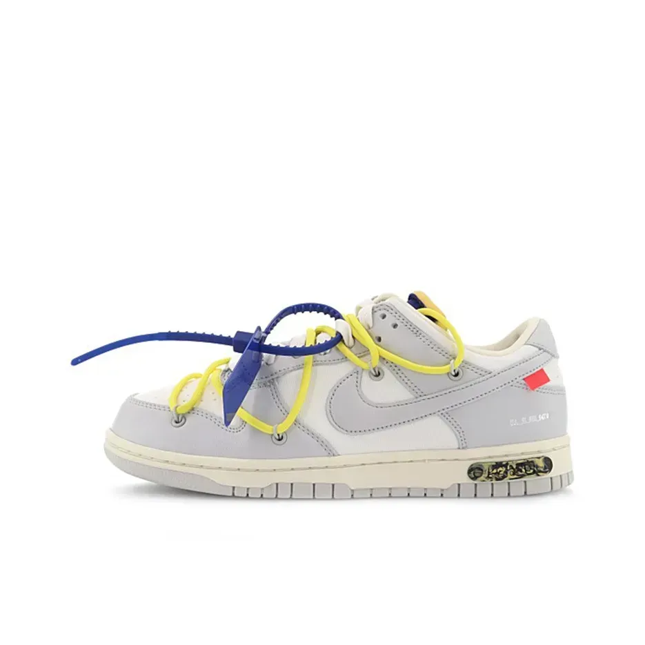 Nike Off White x Nike Dunk The 50 Low Skateboard Sneakers Серый Белый Nike Off White x Nike Dunk The 50 Low Skateboard Sneakers Серый Белый