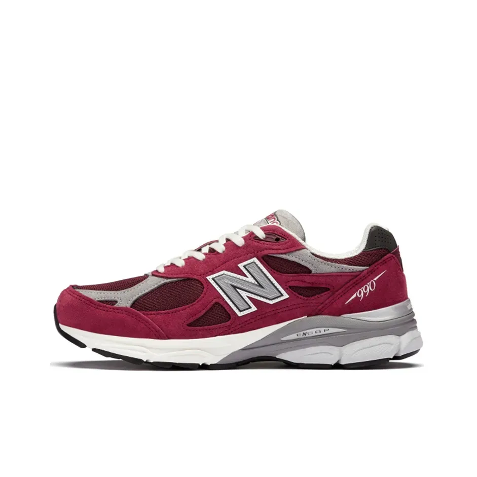 Низкие кроссовки New Balance 990 Teddy Santis x 990 V3 Scarlet Marblehead (Красный) Унисекс