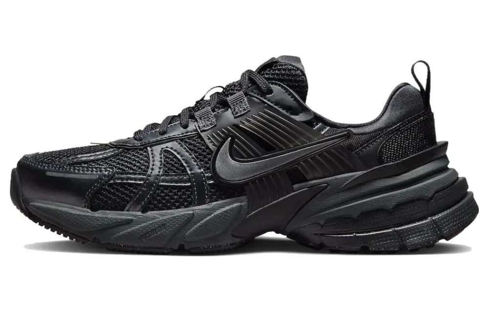 Nike V2K Run Black Dark Smoke Grey Women's