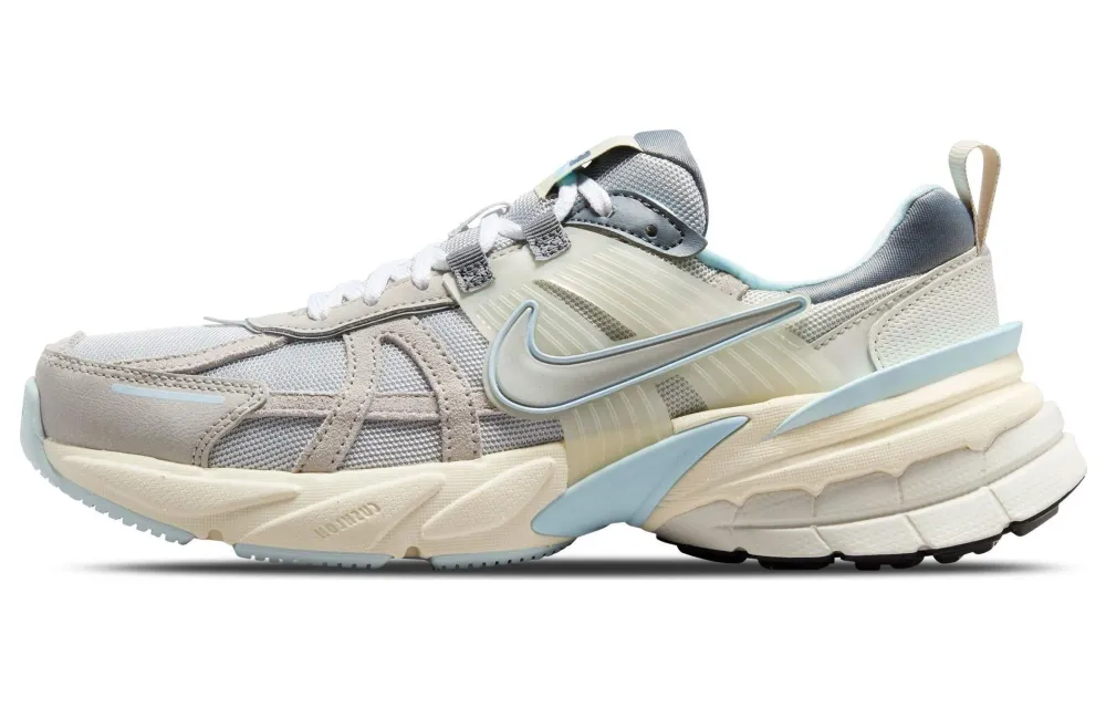 Nike V2K Run Light Bone Metallic Platinum Women's